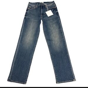 NWT Women's Pistola Jeans 27 Monroe Crop High Rise Cigarette denim Color :INDIO